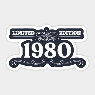 Limited Edition:1980 Sticker